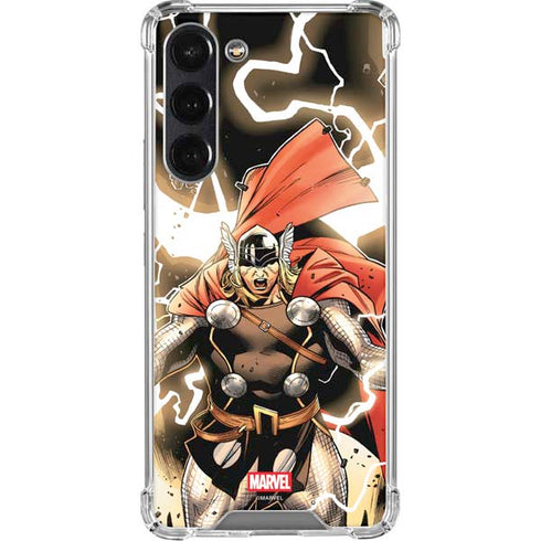 Marvel Thor Thor’s Lightning Galaxy S24 FE Clear Case